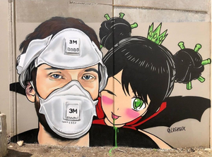 Corona-chan streetart.png