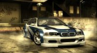 BMW M3 GTR (E46). Каноничный вид, один из символов гоночной серии NFS